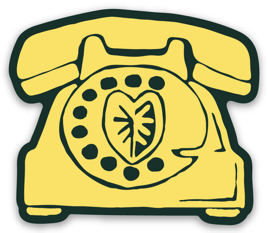Kalo Hotline Telephone Sticker